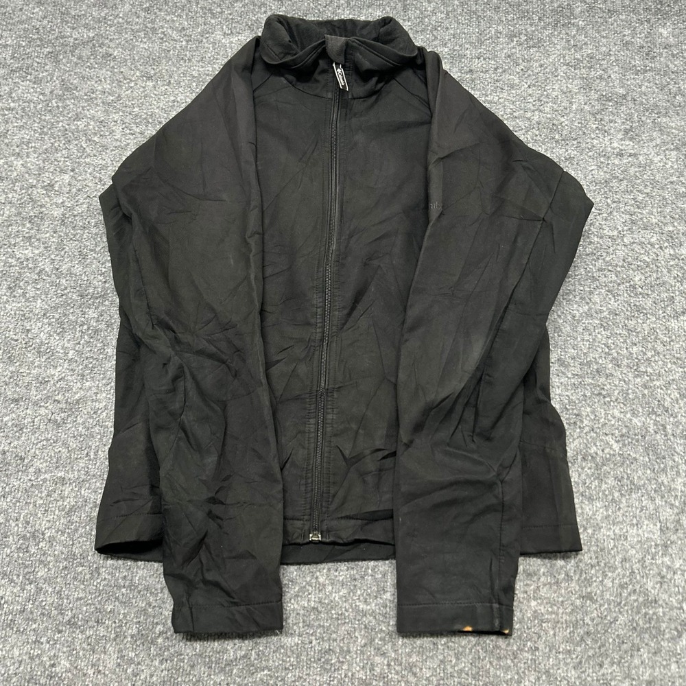 Columbia Jacket Womens Size M Black Full Zip Lightweight Mock Neck Outdoor 63981